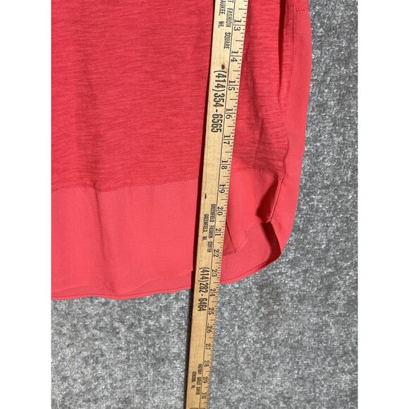 Express Short Sleeve‎ Chiffon Hem T-Shirt Top Womens Size Small Pink - Picture 6 of 6
